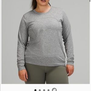 Swiftly Breathe Relaxed-Fit Long Sleeve Shirt